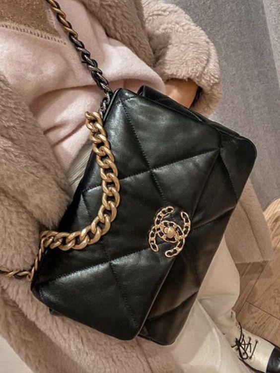 Chanel 19 Bag 30cm - Black