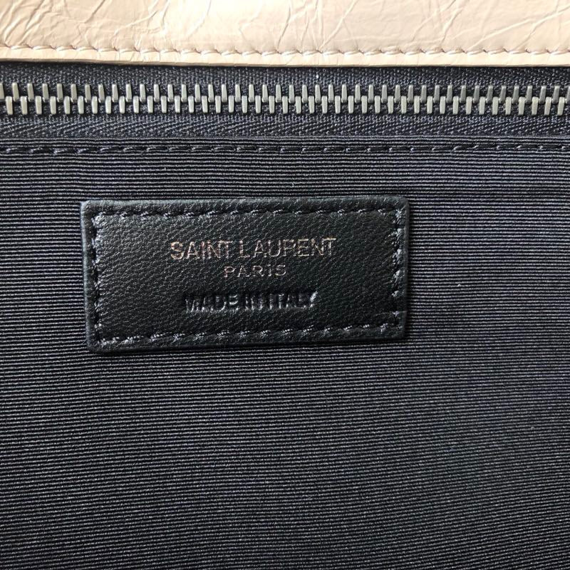YSL Niki 2830 Shoulder Bag - Grey, 28 cm