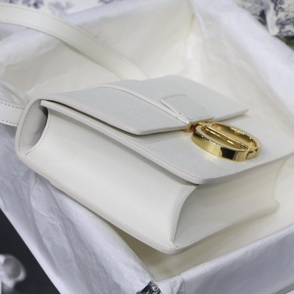 Dior 30 Montaigne Bag Latte Box Calfskin