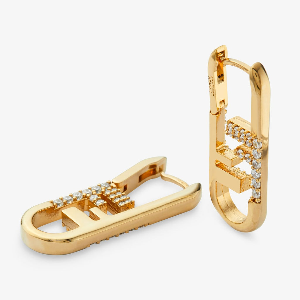Fendi OLock Earrings - 18K Gold
