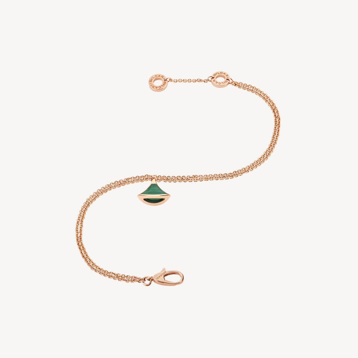 DIVAS' DREAM Malachite Bracelet - 18K Rose Gold