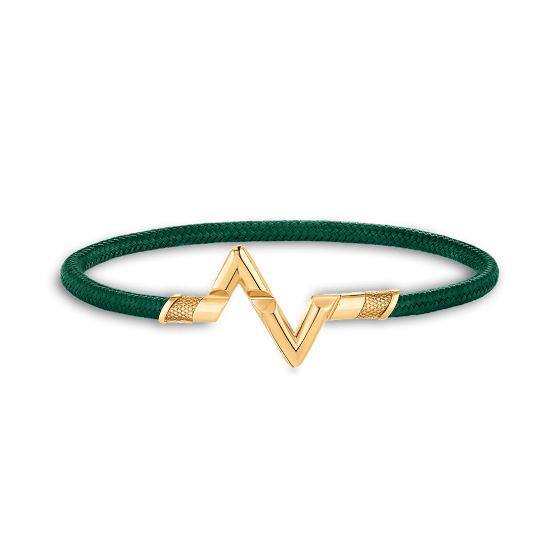 Louis Vuitton Volt Upside Down Play Green Bracelet