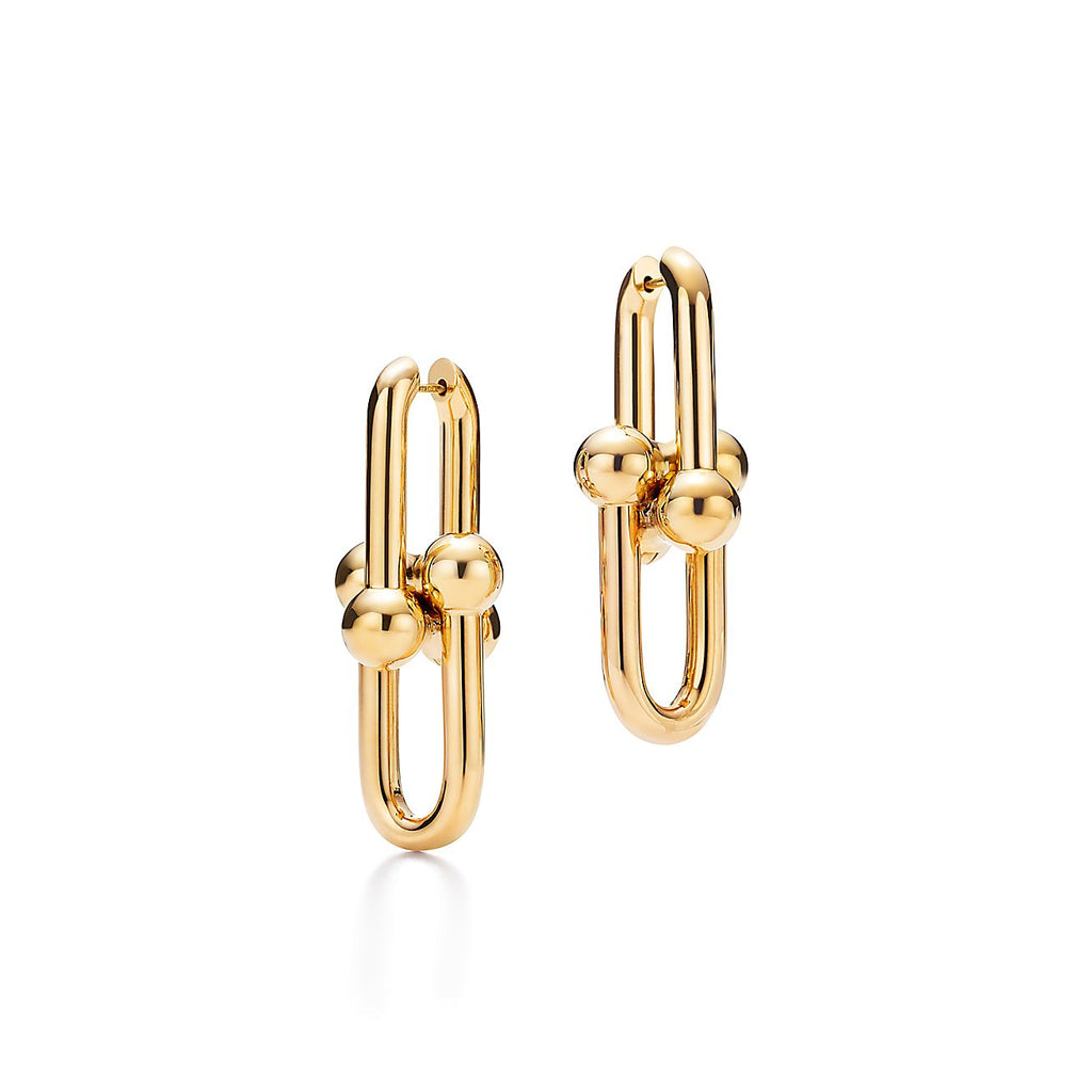 Tiffany HardWear Extra Large Link Earrings - 18K Gold