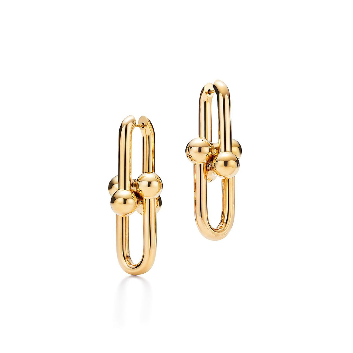 Tiffany HardWear Extra Large Link Earrings - 18K Gold