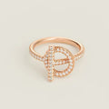 Hermes Echappee Diamond Ring - 18K Rose Gold