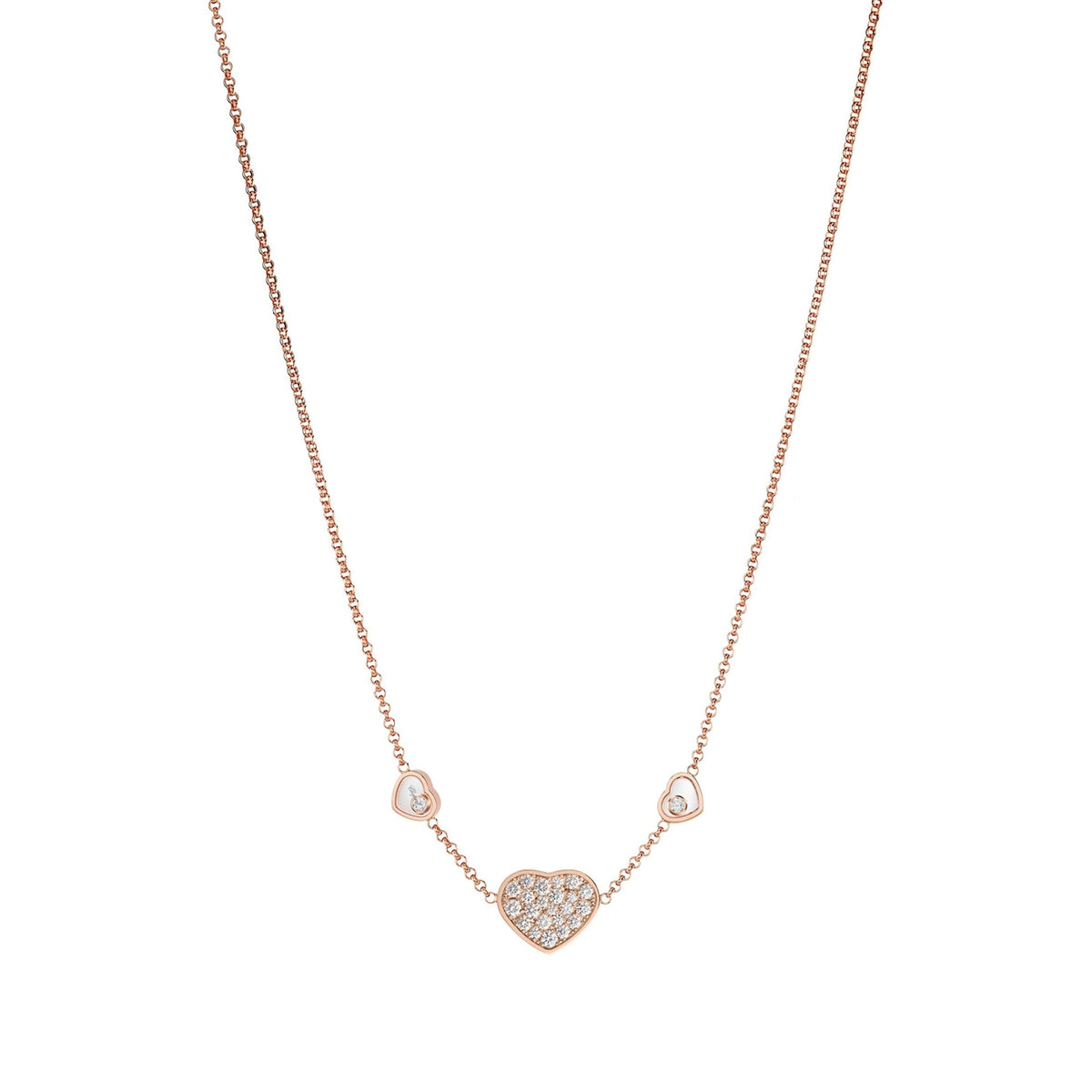 Happy Heart Diamond Necklace