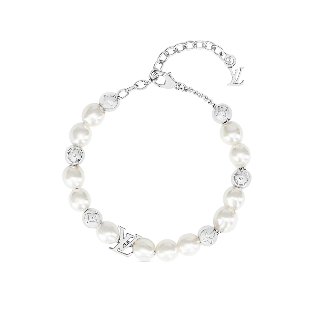 Louis Vuitton Monogram White Pearl Bracelet