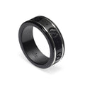 Gucci Double G Icon Black Corundum Ring - 18K White Gold