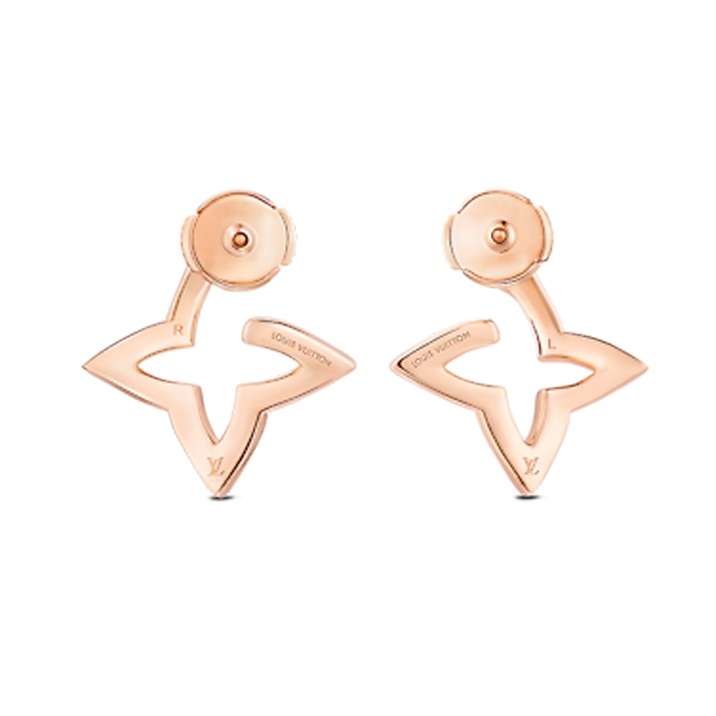 Louis Vuitton Blossom Mini Hoops Earrings - 18K Gold