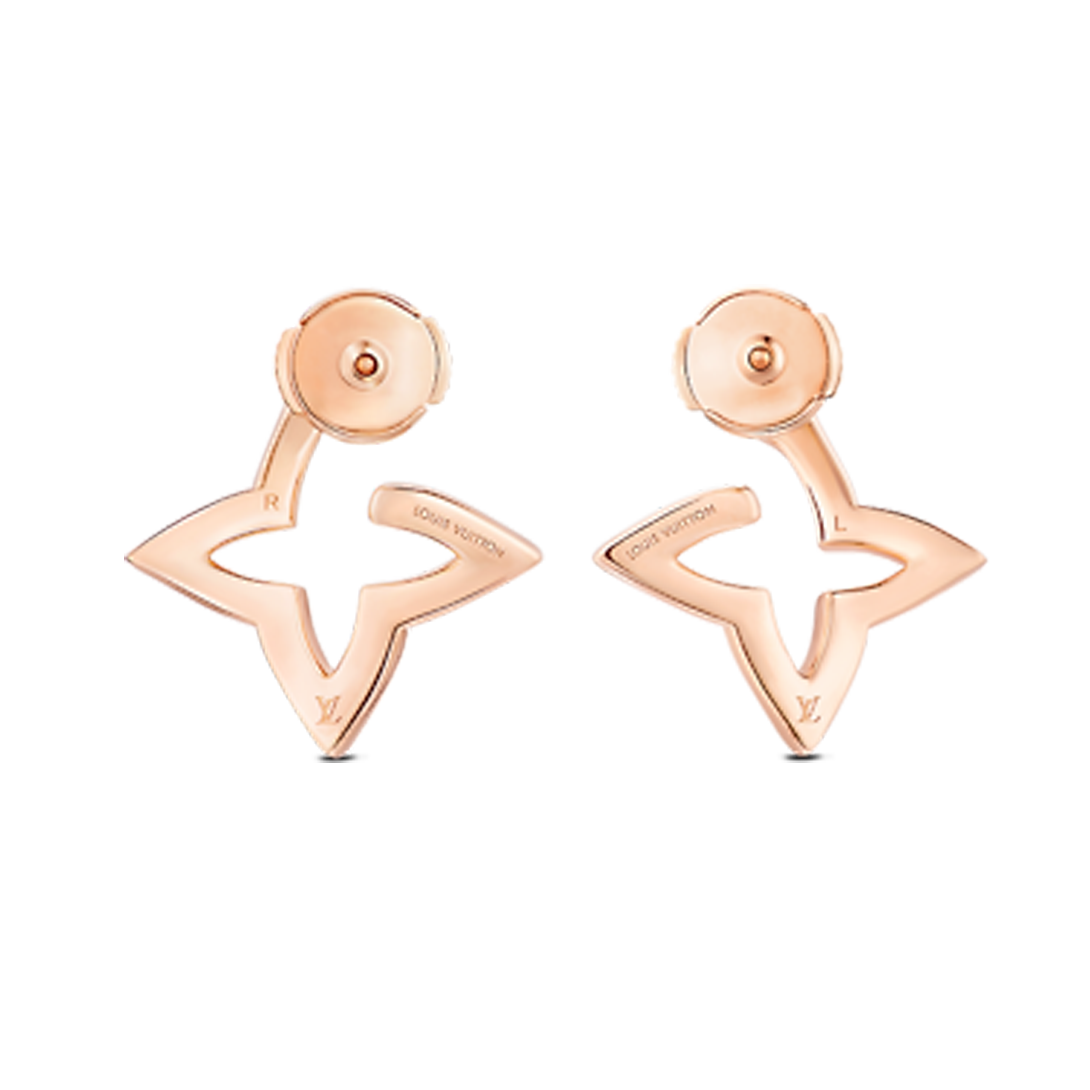 Louis Vuitton Blossom Mini Hoops Earrings - 18K Gold
