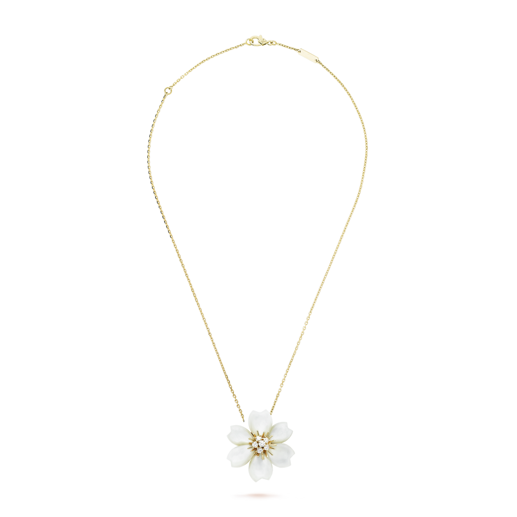 Rose de Noel Necklace - 18K Gold