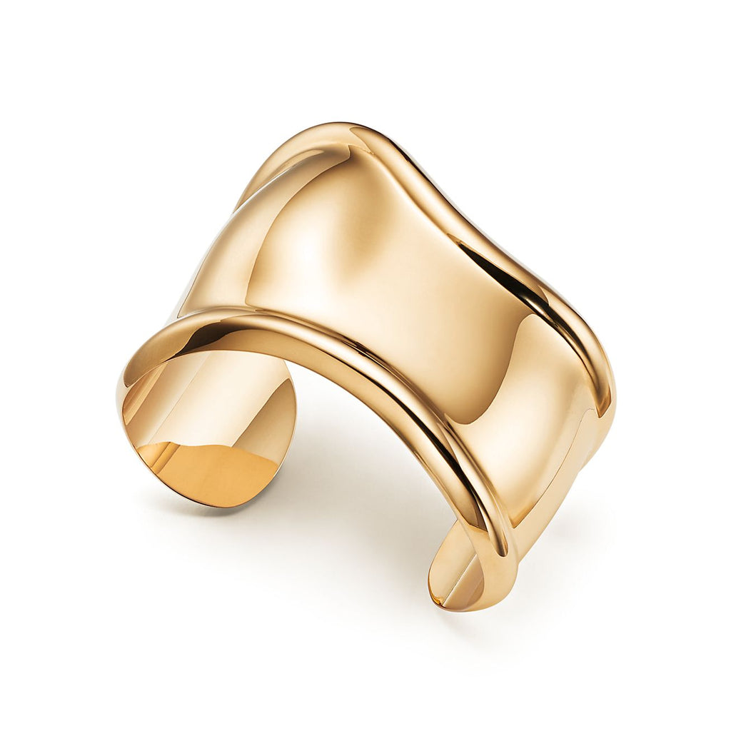 Tiffany Elsa Peretti Small Bone Cuff Bracelet - 18K Gold