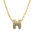 Hermes Mini Pop Grey Necklace