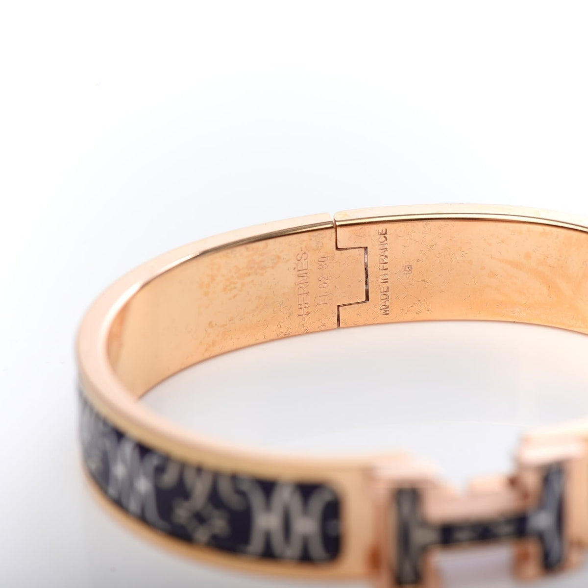 Hermes Clic H Lift Black Bracelet