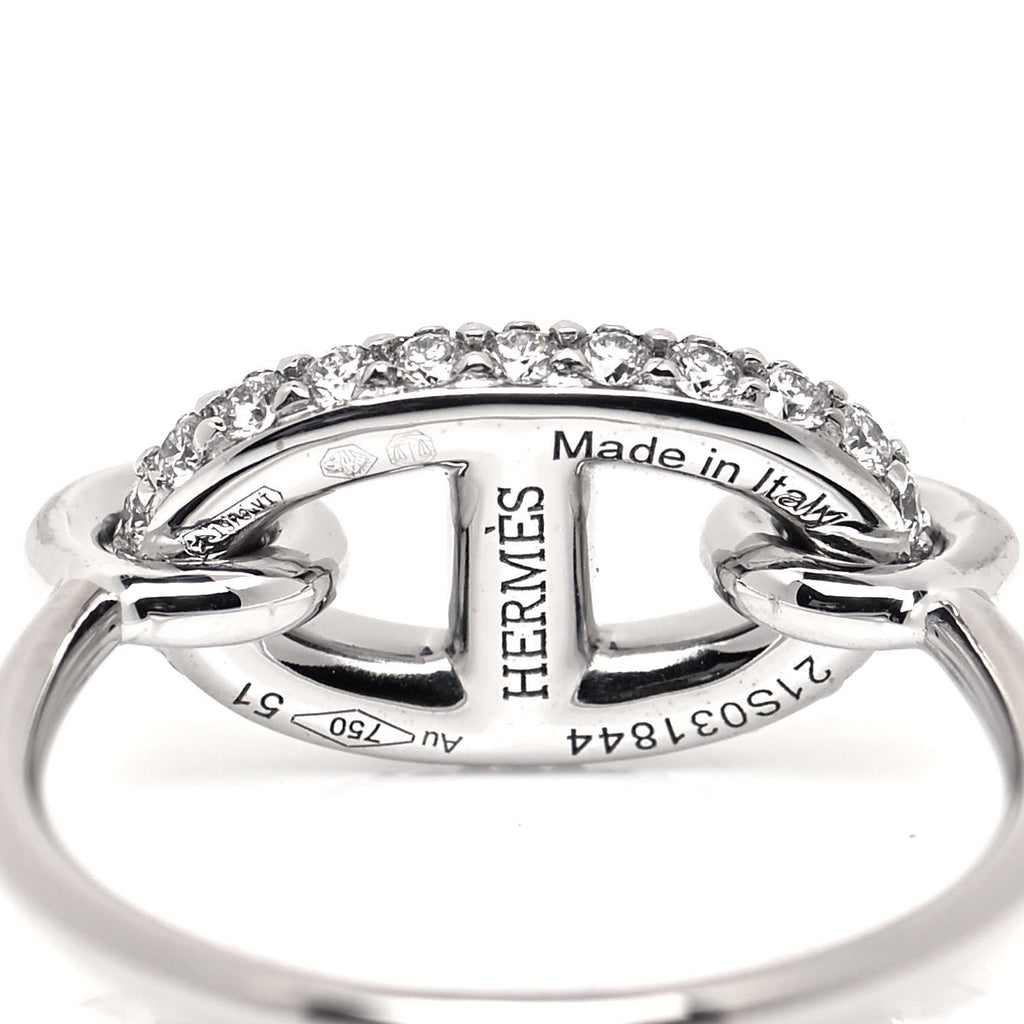 Hermes Farandole Diamond Ring - 18K White Gold