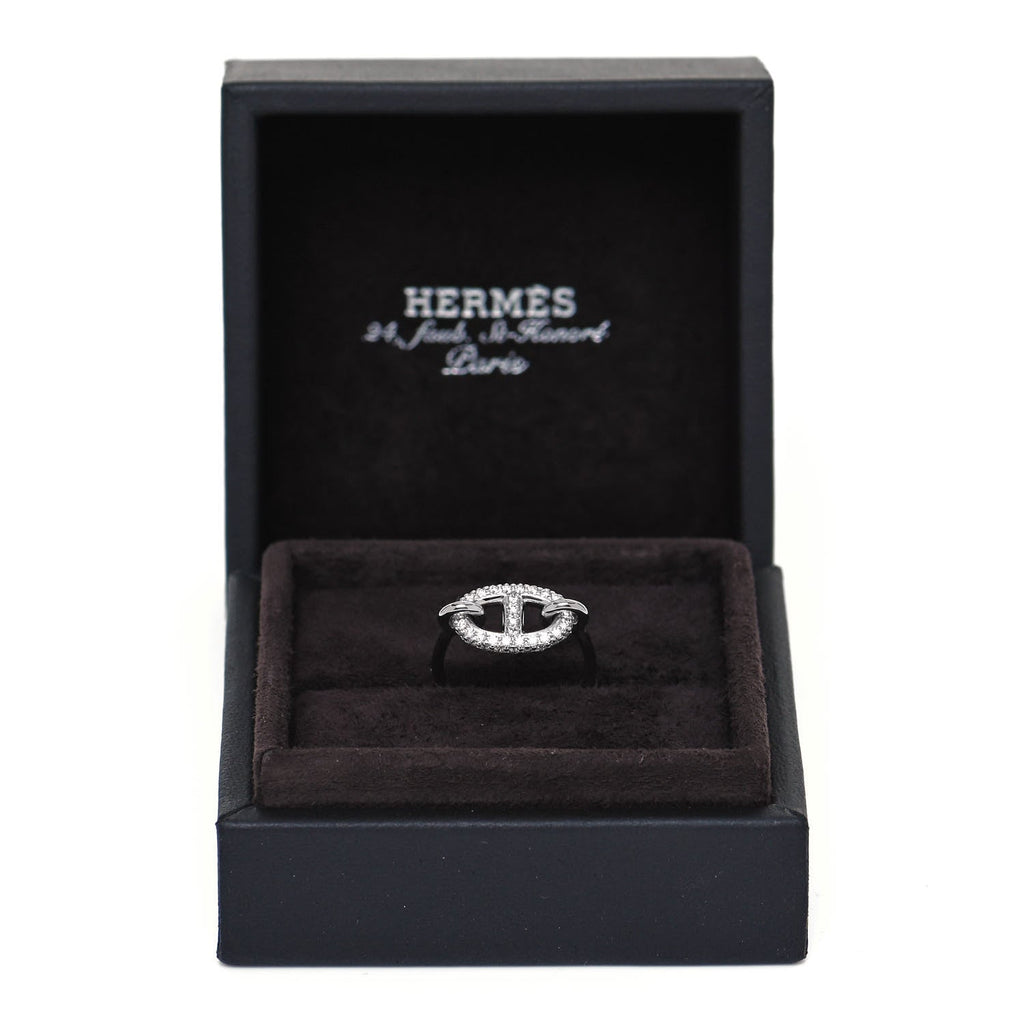 Hermes Farandole Diamond Ring - 18K White Gold