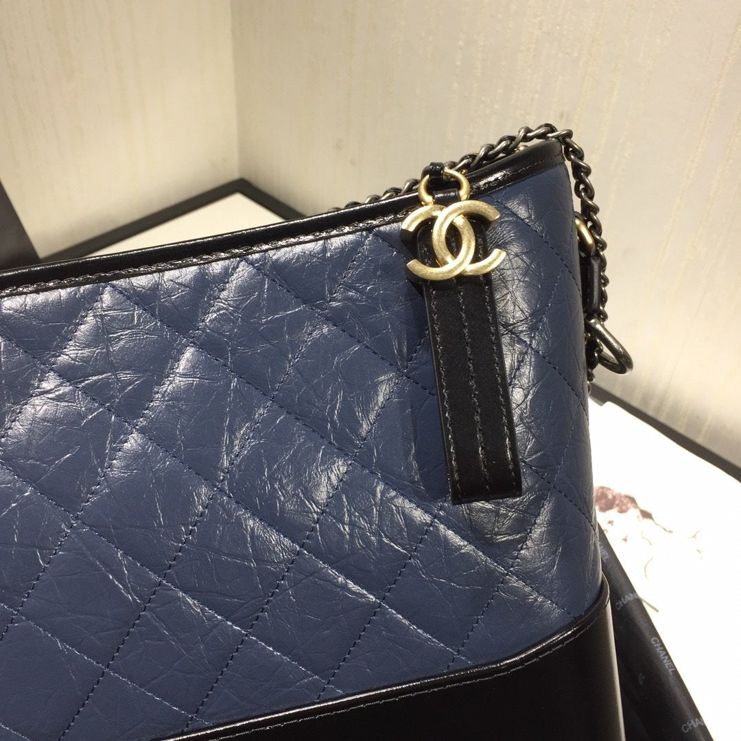 Chanel's Gabrielle Large Hobo Bag - Blue & Brown