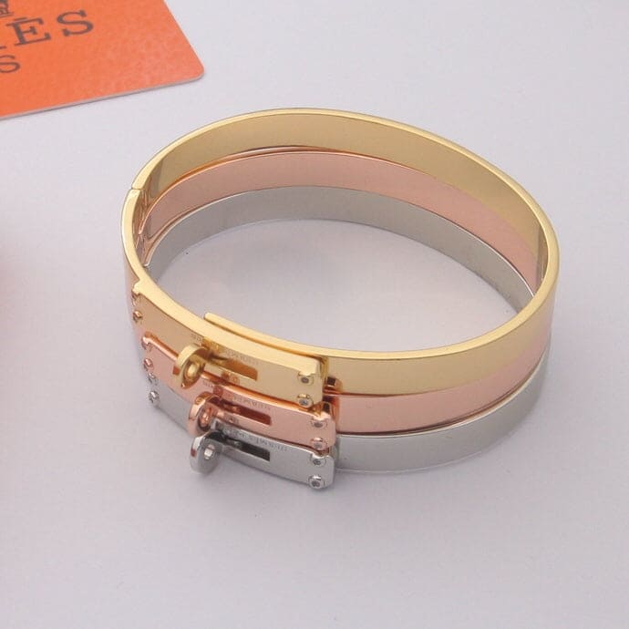Hermes Kelly Bracelet - 18K Rose Gold