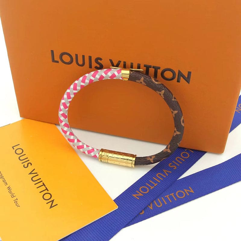 Louis Vuitton Daily Confidential Pink Bracelet