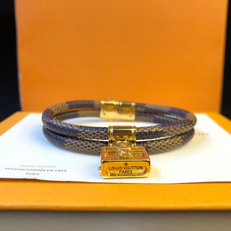 Louis Vuitton Brassie Quipu It Twice Trunk Motif Bracelet