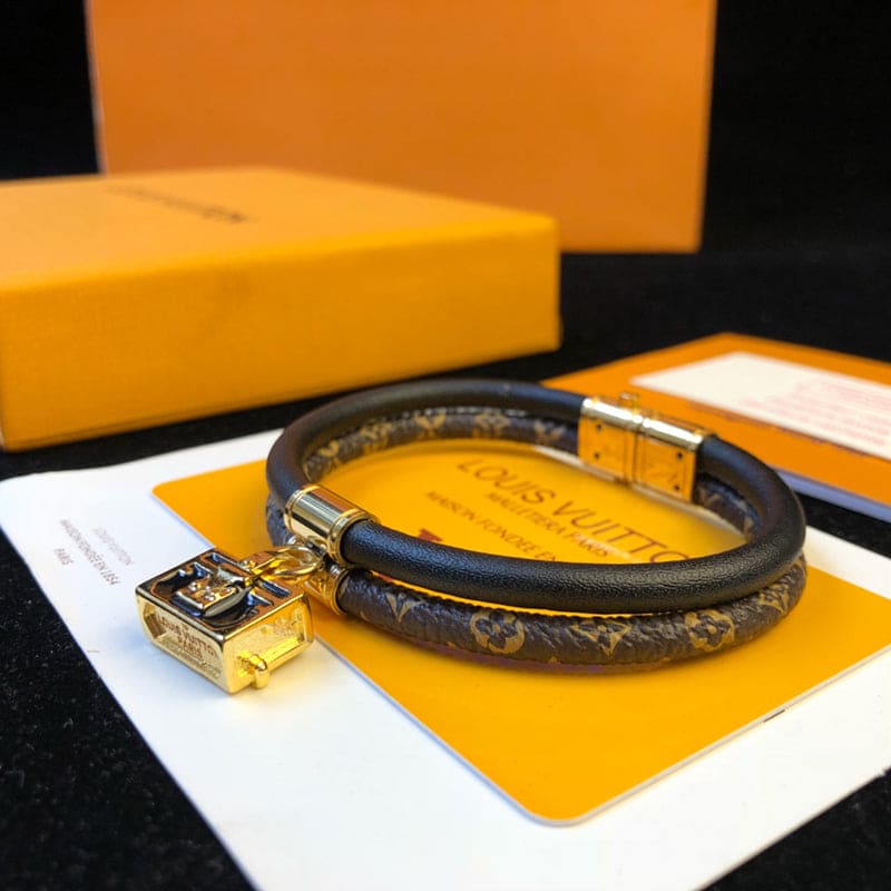 Louis Vuitton Brassie Quipu It Twice Trunk Motif Bracelet