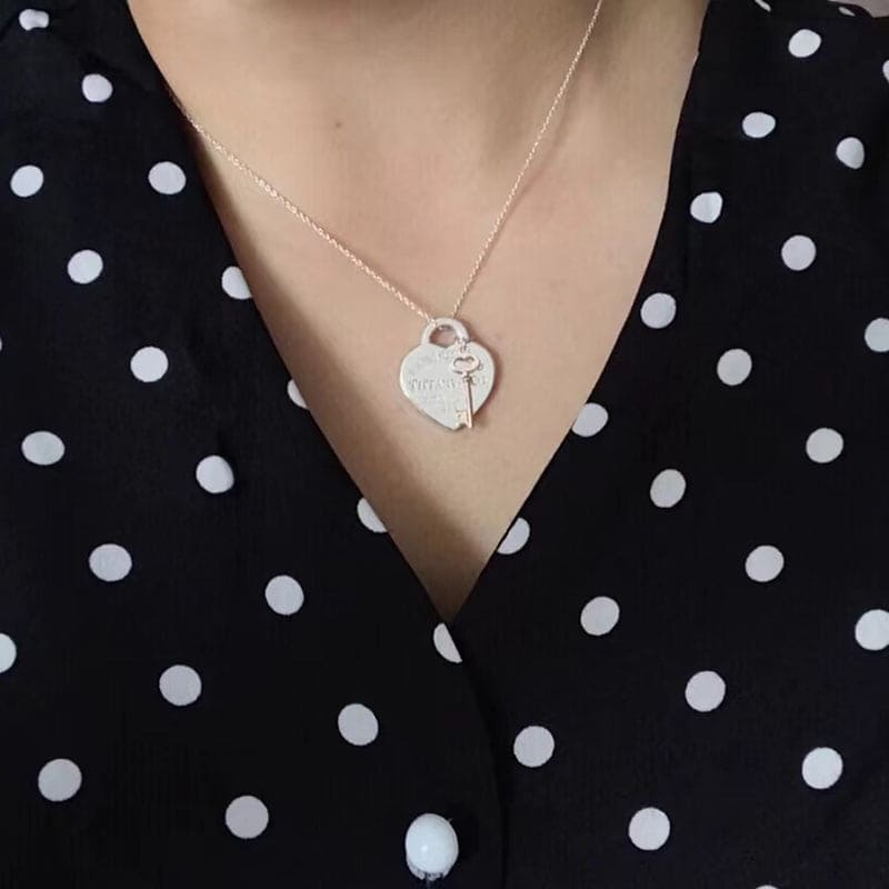 Return to Tiffany Heart & Key Necklace
