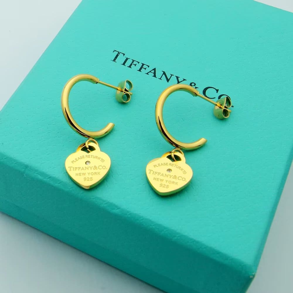 Return to Tiffany Hoop Earrings - 18K Gold