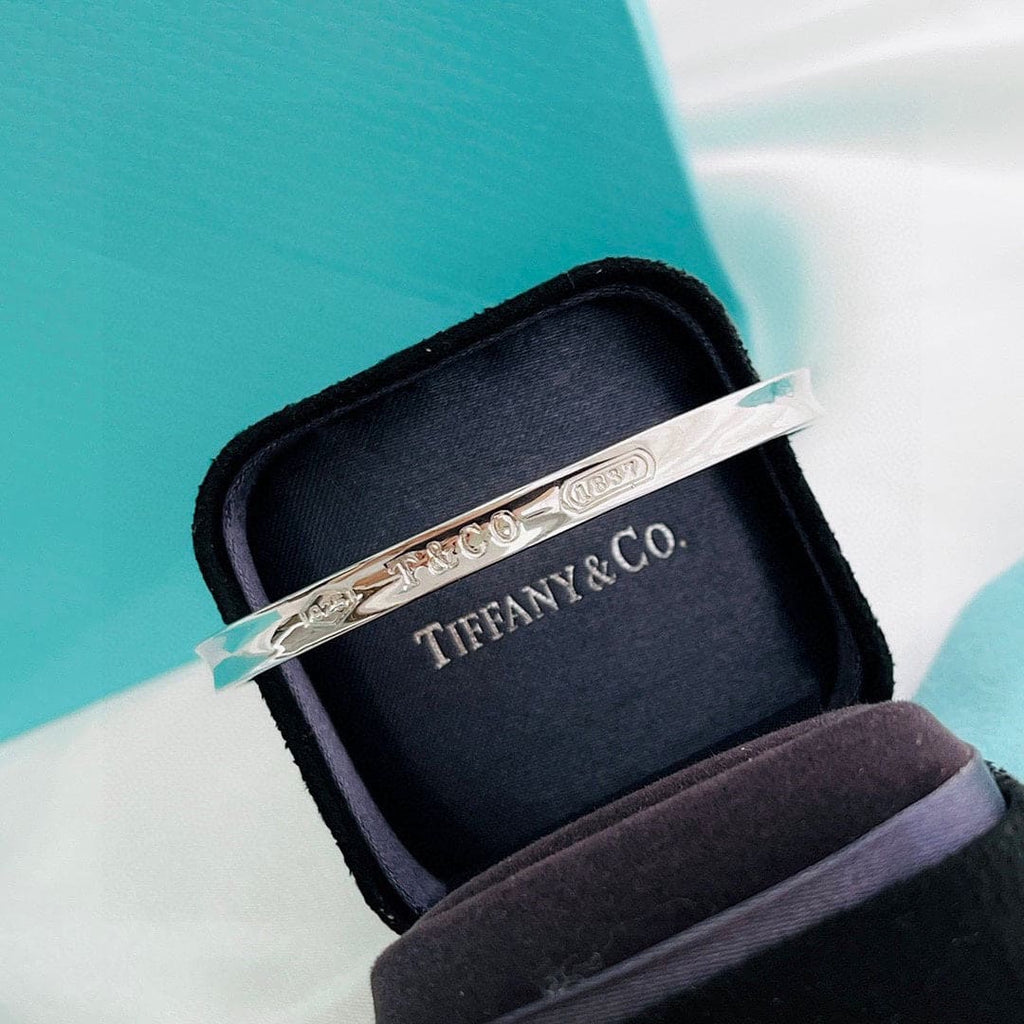 Tiffany 1837 Cuff Bracelet - 18K White Gold
