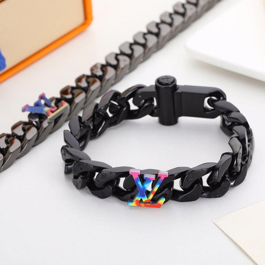 Louis Vuitton Rainbow Chain Link Bracelet
