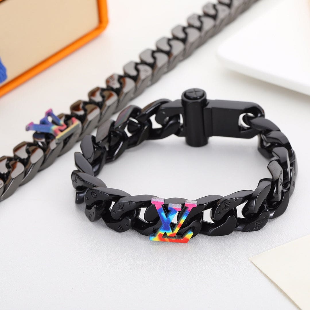 Louis Vuitton Rainbow Chain Link Bracelet