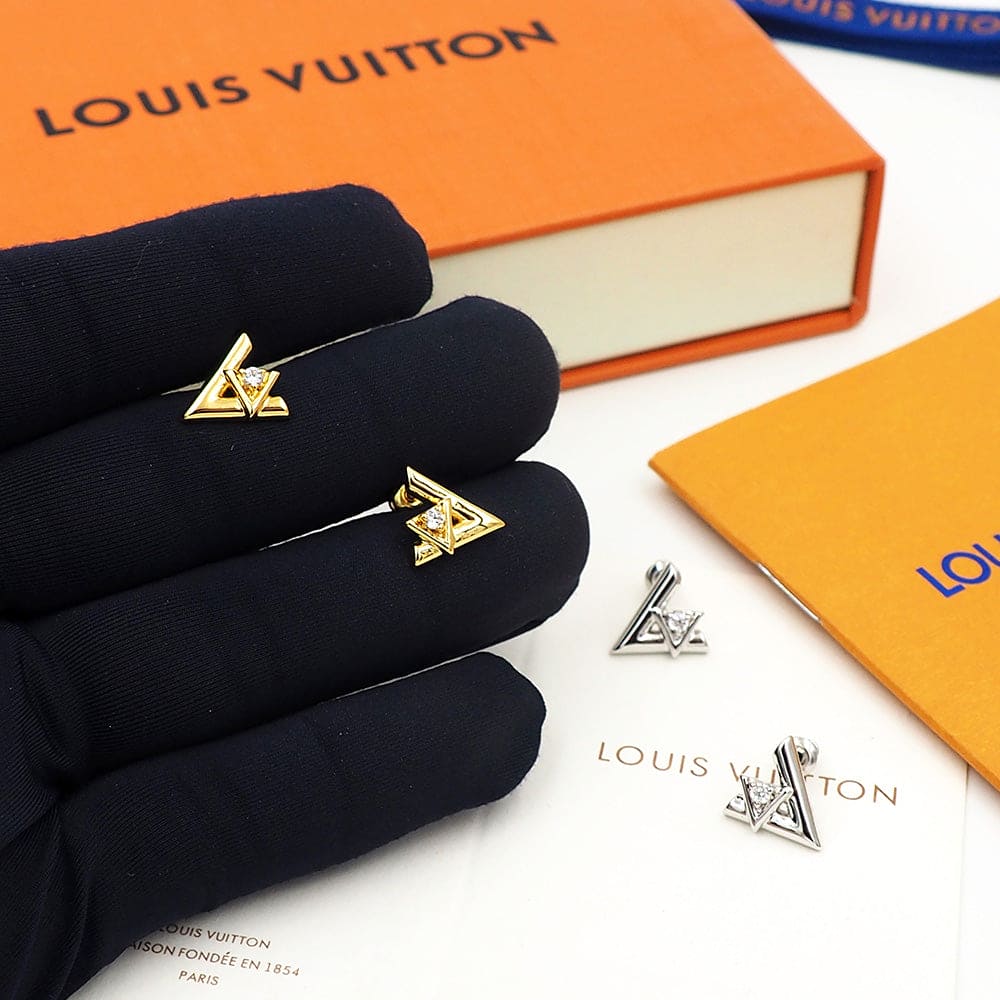 Louis Vuitton Volt One Earrings - 18K Gold