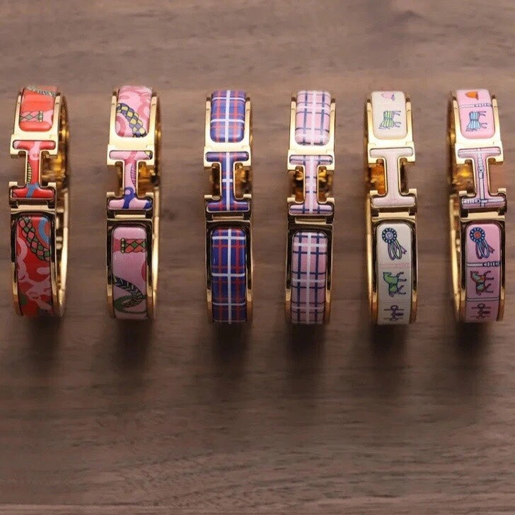 Hermes Clic H Purple Bracelet