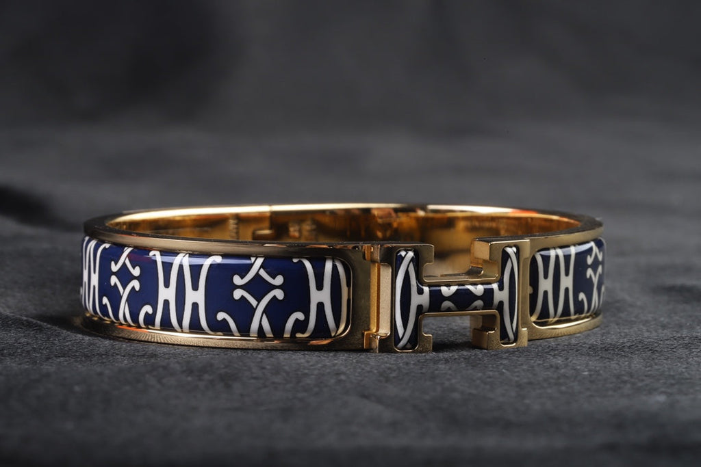 Hermes Clic H Lift Black Bracelet