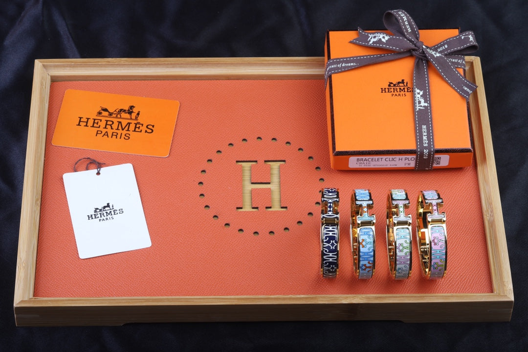 Hermes Clic H Lift Pink Bracelet