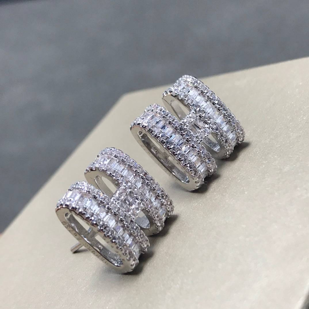 Hermes Pop Moissanite Earrings