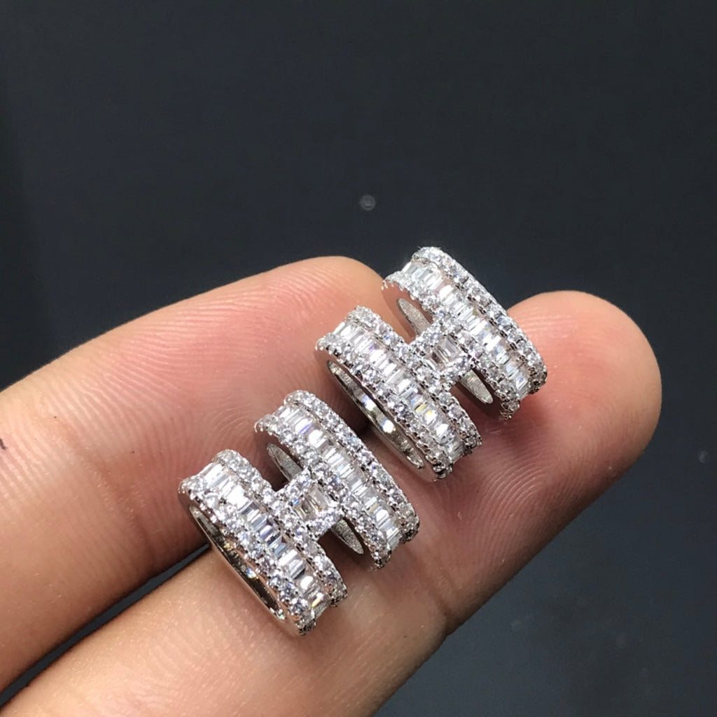 Hermes Pop Moissanite Earrings