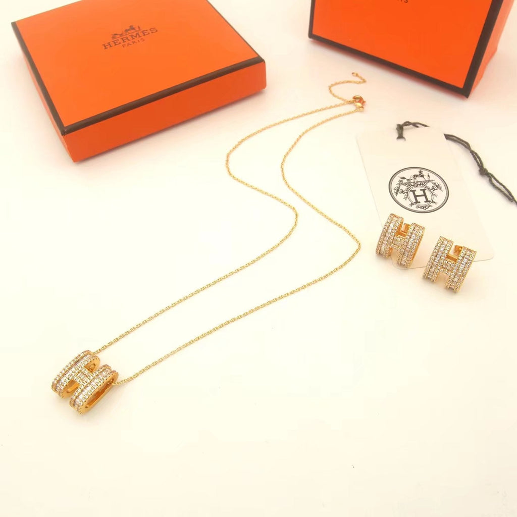 Hermes Pop Moissanite Earrings