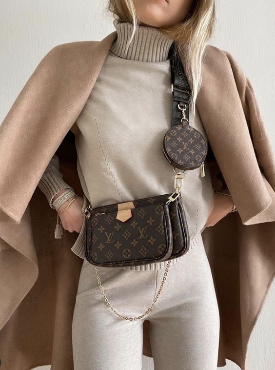 Louis Vuitton Multi-Pochette Bag - Brown