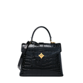 LV Rose Des Vents Mini Handbag - Alligator Matte Black