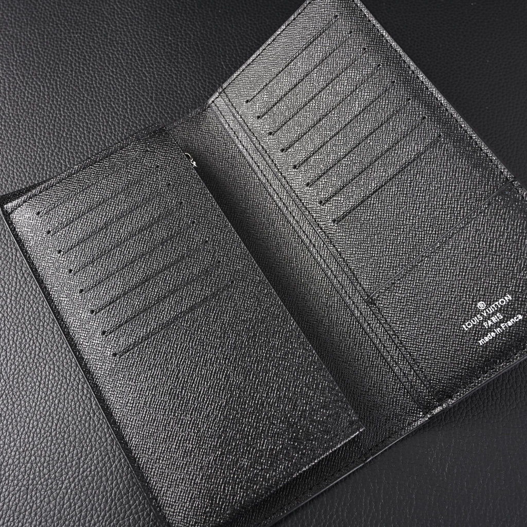 Louis Vuitton Brazza Wallet – Damier Graphite Canvas Long Bifold (N62665) - Black & Grey Damier Graphite