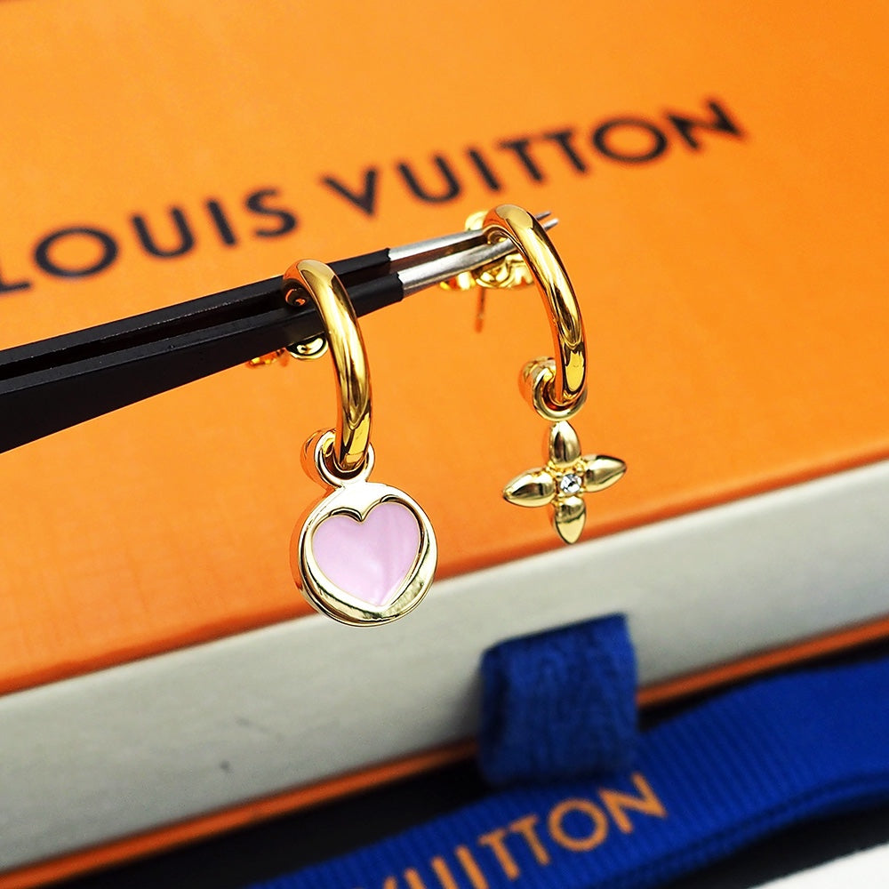 Louis Vuitton Iconic Heart Earrings - 18K Gold
