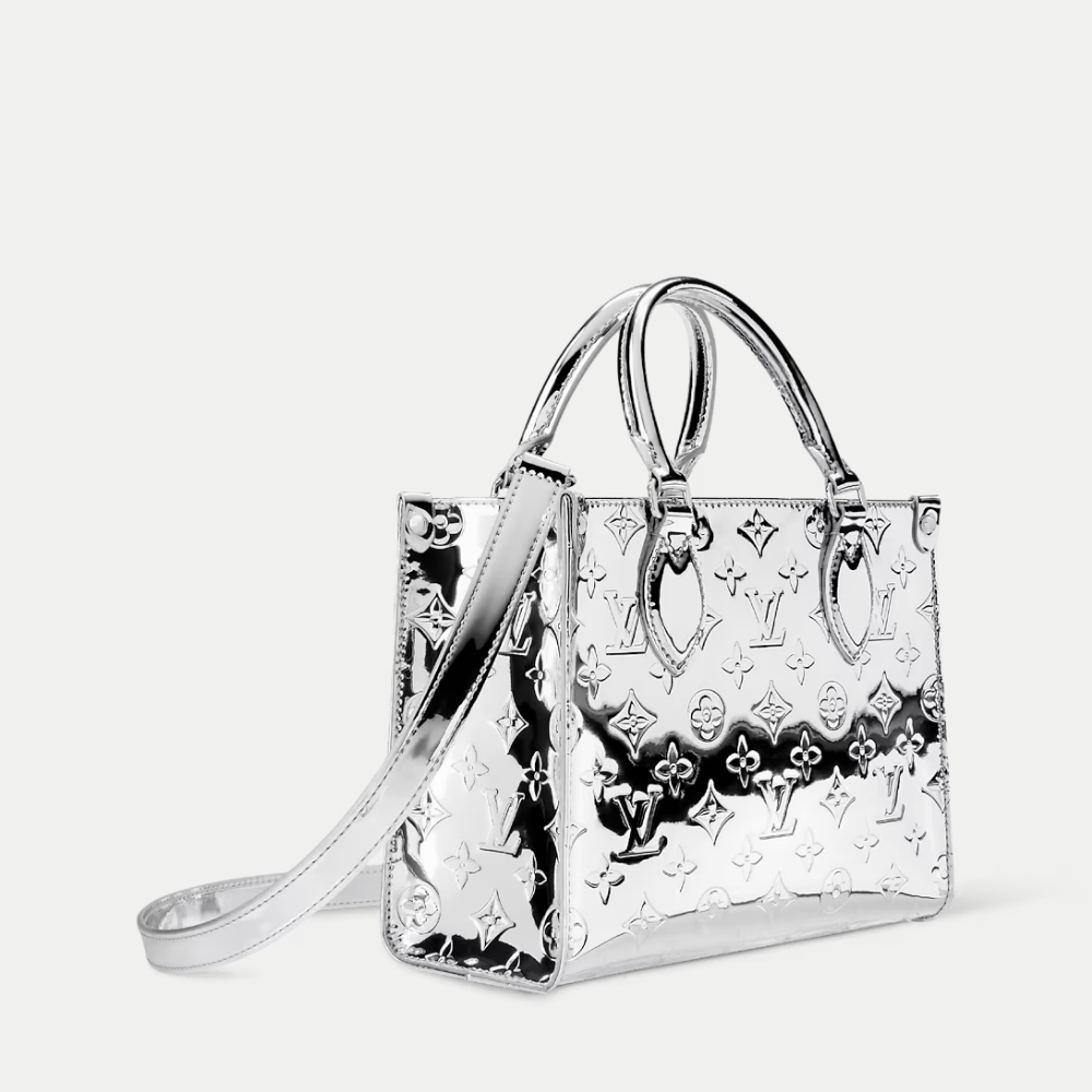 LV OnTheGo PM Silver Tote Bag
