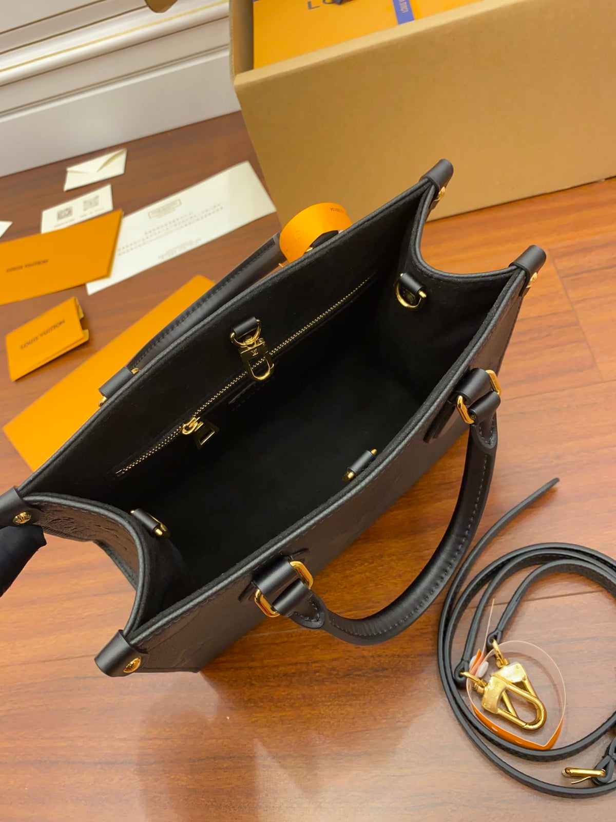 Louis Vuitton LV OnTheGo PM Handbag - Black