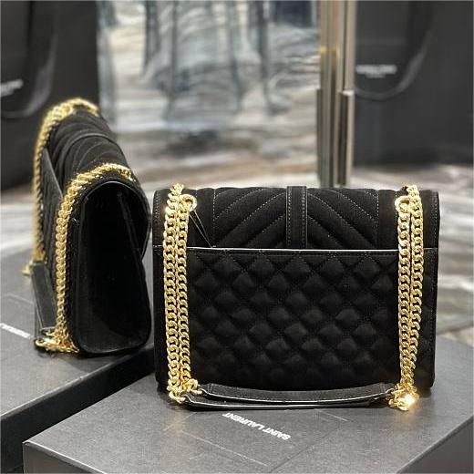 YSL Envelope Bag 24CM - Black