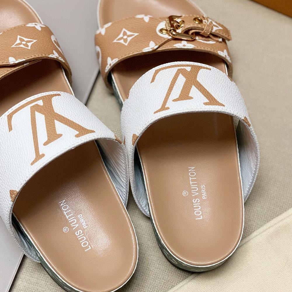 Louis Vuitton Bom Dia Mule Slides Sandals