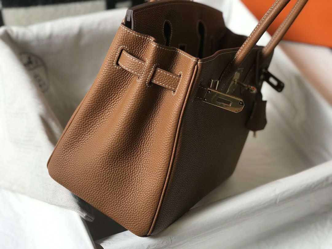 Hermes Hms Handle Bag 30cm Brown