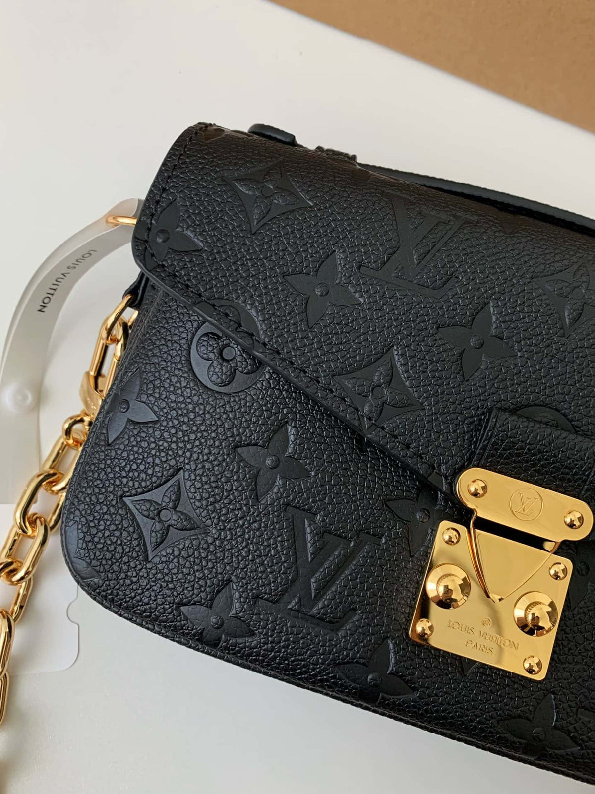 Louis Vuitton Monogram Empreinte Handbag - Black