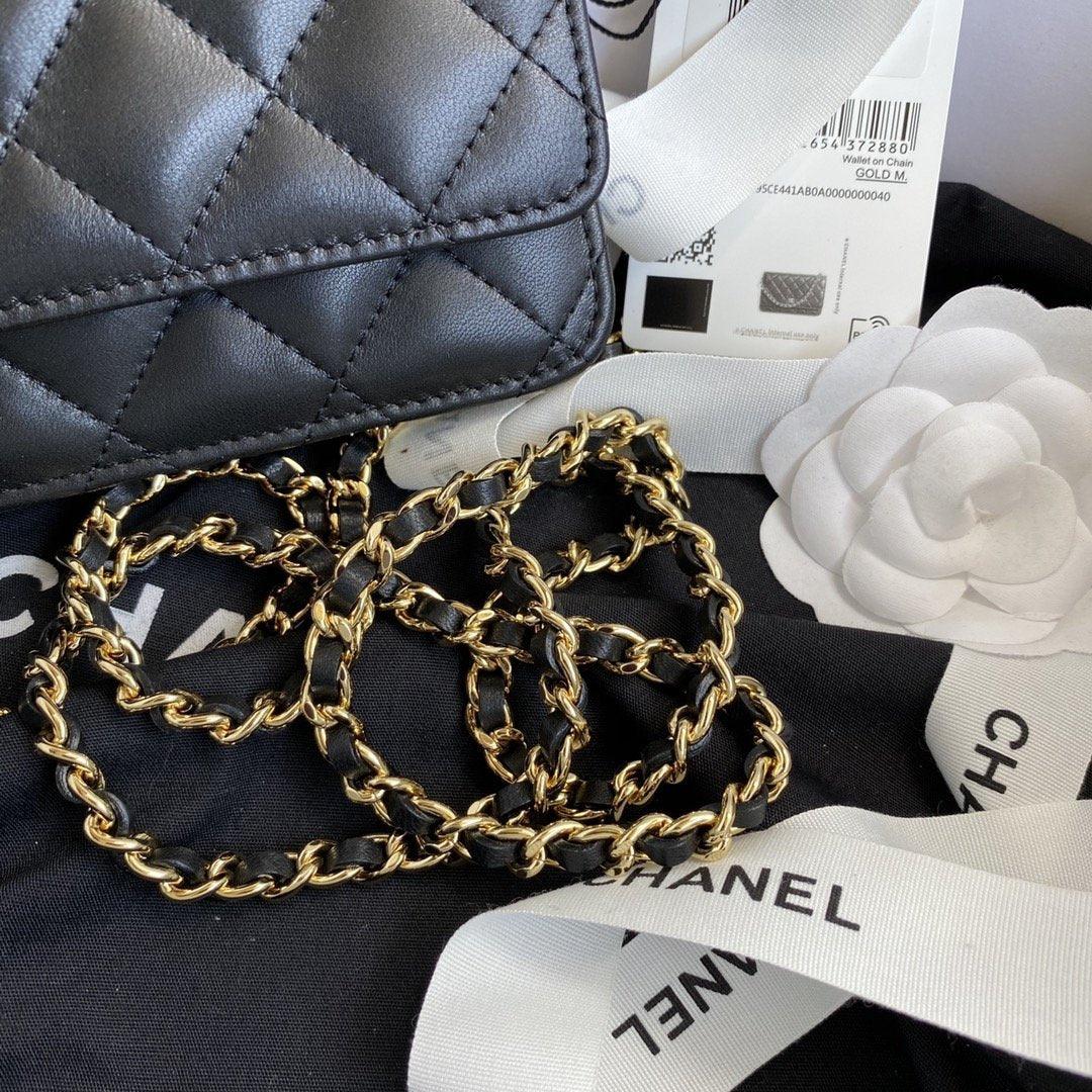 Chanel Wallet On Chain WOC Black Lambskin - Classic Black