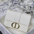 Dior 30 Montaigne Bag Latte Box Calfskin