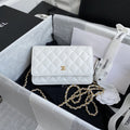 Chanel Wallet On Chain WOC White
